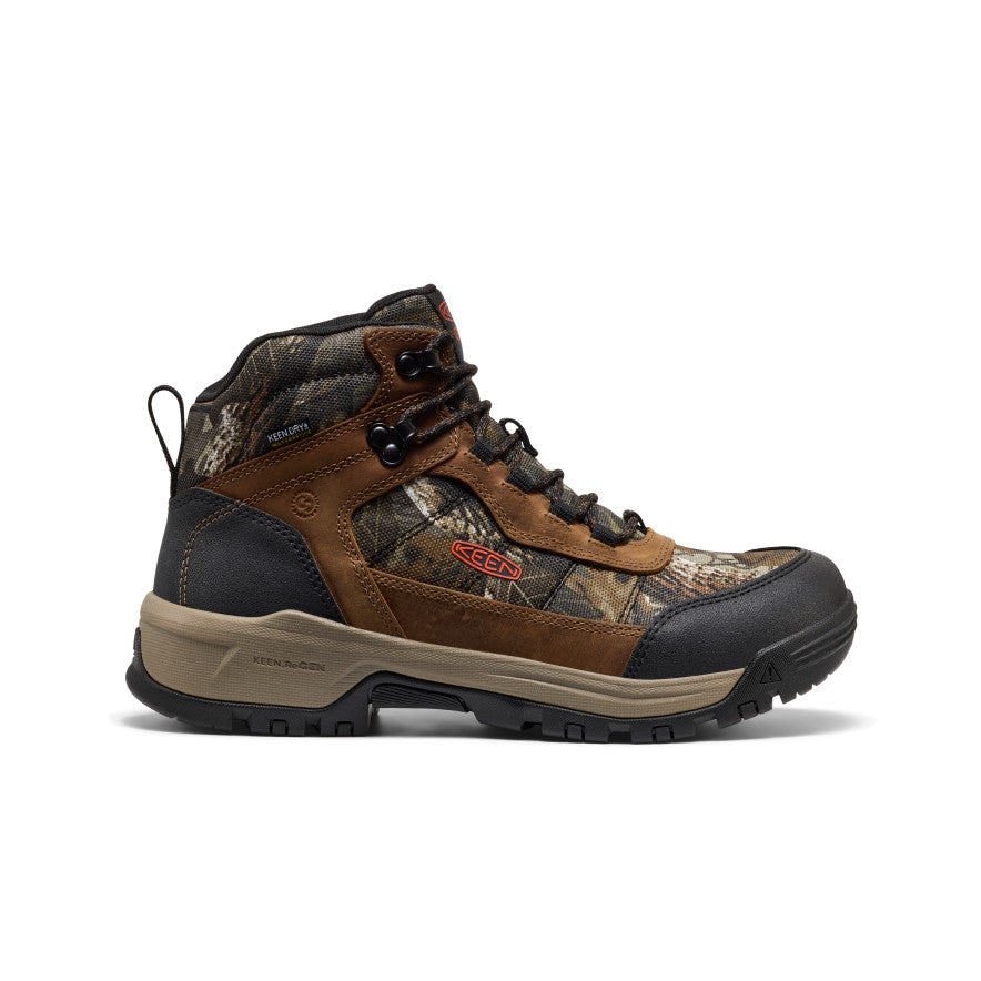 Men's Skokie Waterproof Work Boot (Soft Toe) - Camo/Black