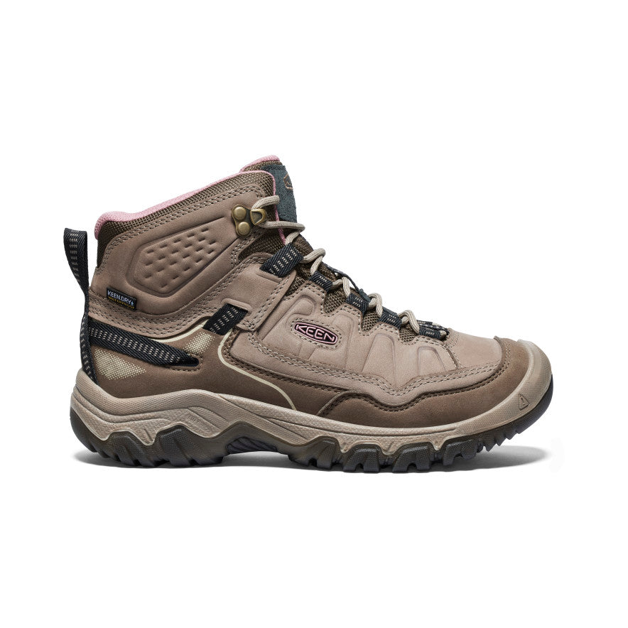 Women's SHOP BY ACTIVITY Targhee IV Wide Waterproof Hiking Boot - Brindle/Nostalgia Rose
