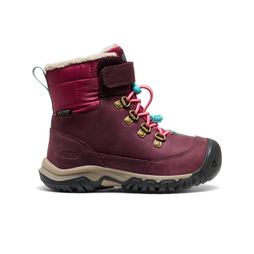 Little Kids' Kanibou Waterproof Winter Boot - Fig/Pink Lemonade