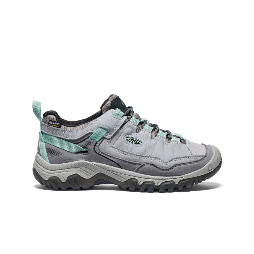 Women's SHOP BY ACTIVITY Targhee IV Wide Waterproof Hiking Shoe - Alloy/Granite Green
