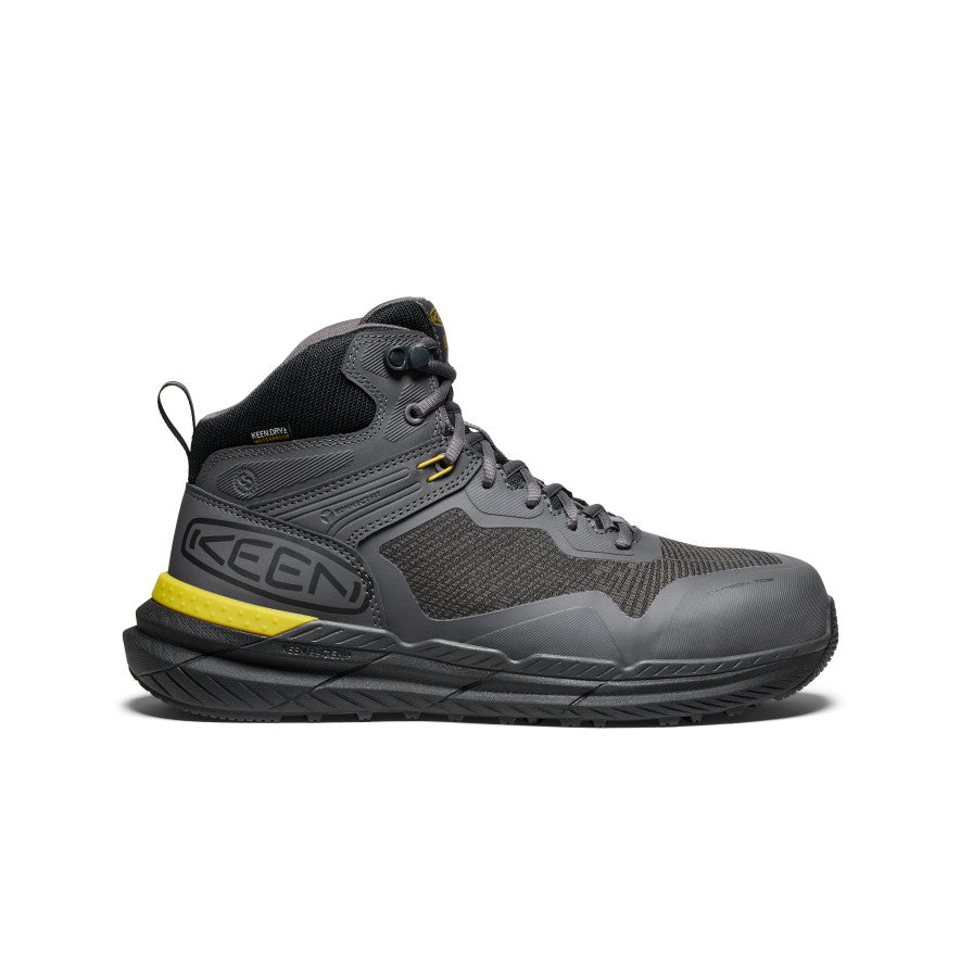 Men's Synchro Waterproof Work Boot (Carbon Toe) - Magnet/Black