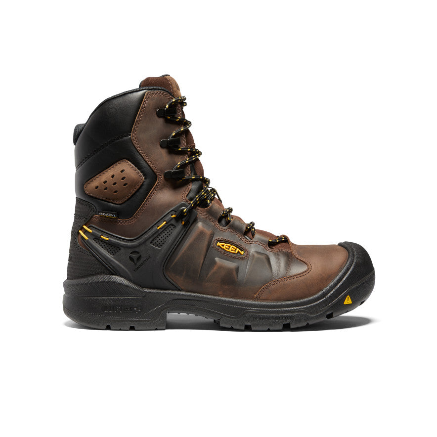 Men's Dover 8" Insulated Waterproof Boot (Carbon Toe) - Dark Earth/Black