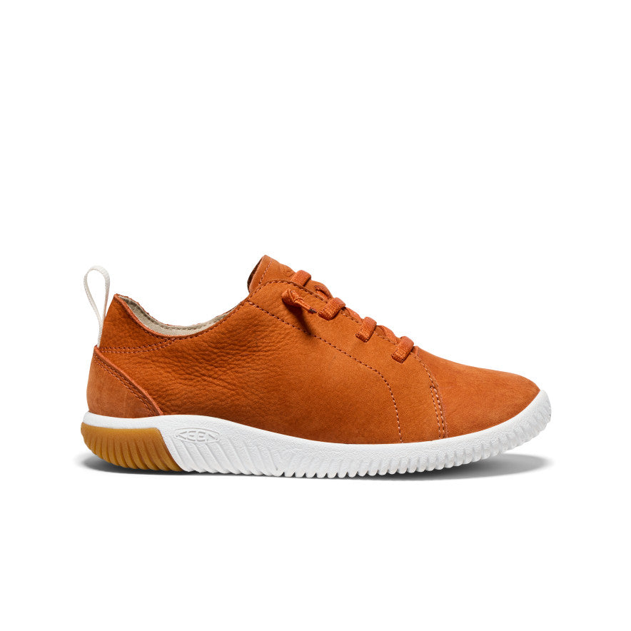 Big Kids' KNX Leather Sneaker - Gold Flame/Star White
