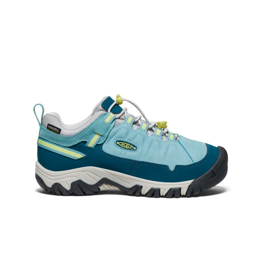 Big Kids' Targhee IV Waterproof Hiking Shoe - Reef Waters/Daiquiri Green