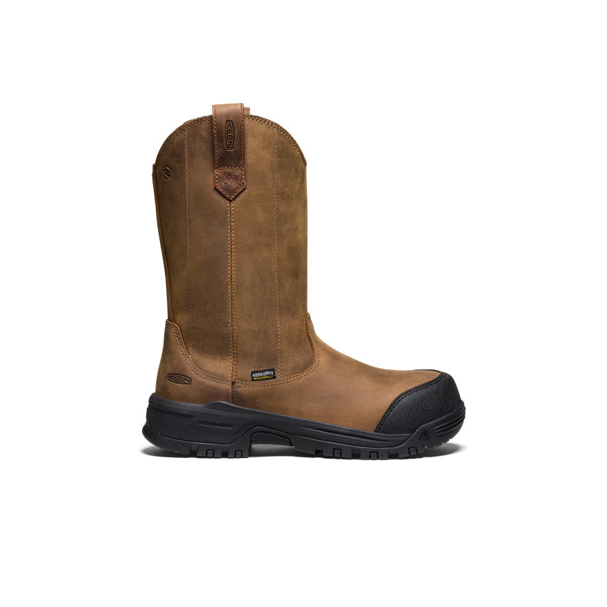 Women's SHOP BY ACTIVITY Evanston Pull-On Waterproof Boot (Carbon Toe) - Bison/Black