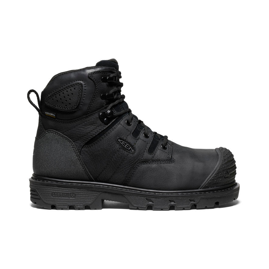 Men's Camden 6" Waterproof Boot (Carbon Toe) - Black/Black