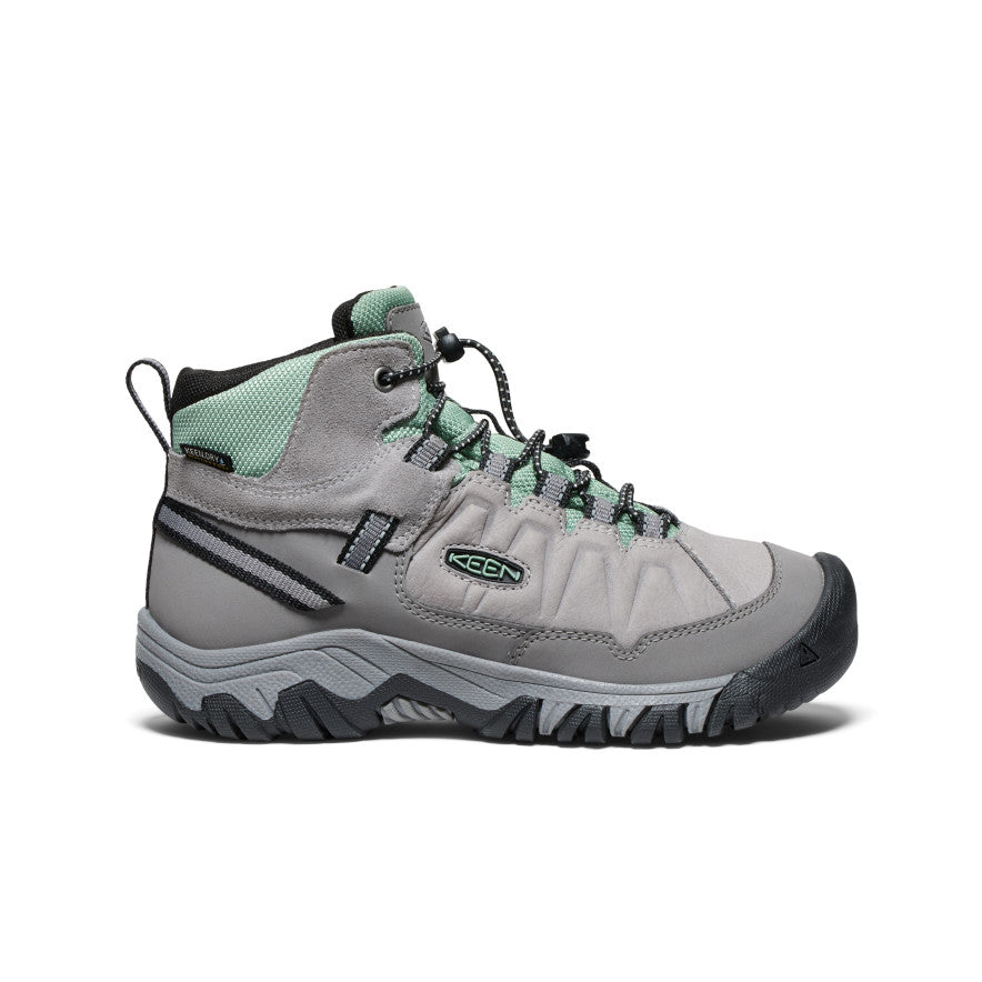 Big Kids' Targhee IV Waterproof Hiking Boot - Alloy/Granite Green